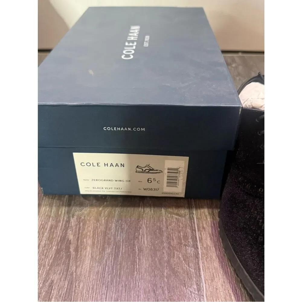 Cole Haan zerogrand velvet oxford womens • 6.5